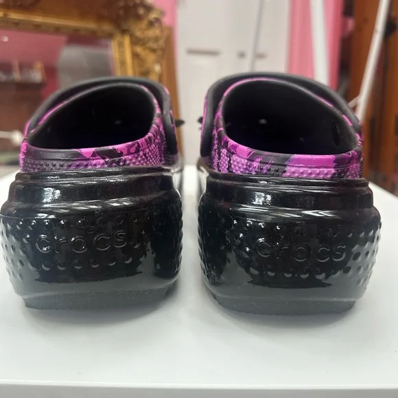 CROCS Stomp Hyper Floral Platform Clog RARE! - Picture 4 of 8